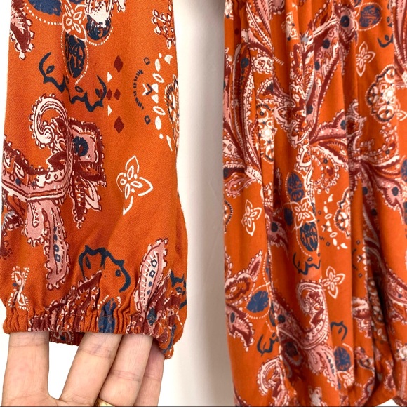 Abercrombie & Fitch romper with long sleeves and lace-up front - Picture 7 of 12